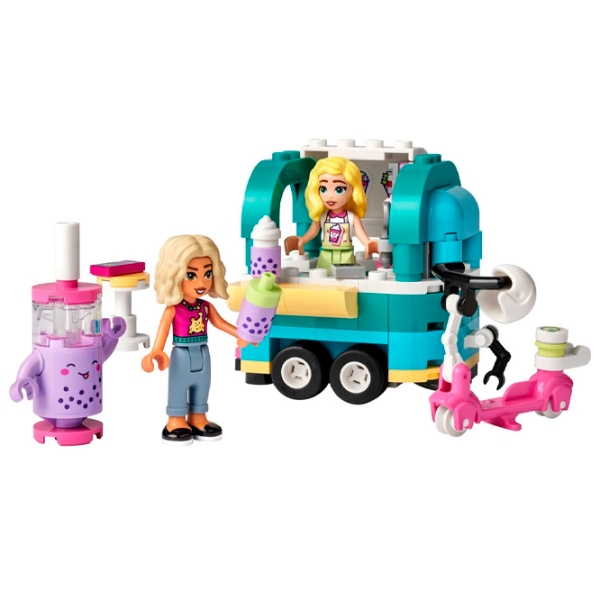 Constructor LEGO Mobile Bubble Tea Shop Multicolor Numărul de piese 109 , 6+ photo 2