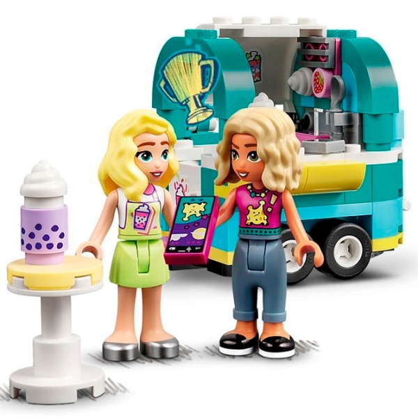 Constructor LEGO Mobile Bubble Tea Shop Multicolor Numărul de piese 109 , 6+ photo 3