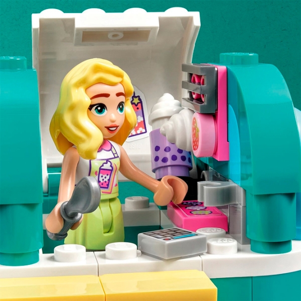 Constructor LEGO Mobile Bubble Tea Shop Multicolor Numărul de piese 109 , 6+ photo 5