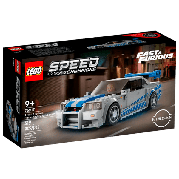 Конструктор LEGO 2 Fast 2 Furious Nissan Skyline GT-R (R34) Разноцветный Количество деталей 319, 9+ photo 1