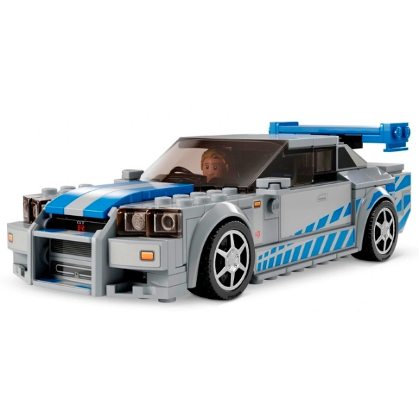 Конструктор LEGO 2 Fast 2 Furious Nissan Skyline GT-R (R34) Разноцветный Количество деталей 319, 9+ photo 2