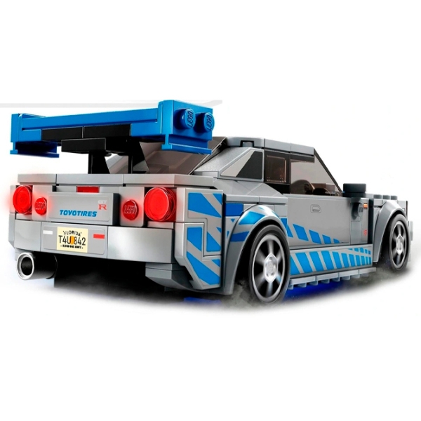 Конструктор LEGO 2 Fast 2 Furious Nissan Skyline GT-R (R34) Разноцветный Количество деталей 319, 9+ photo 4