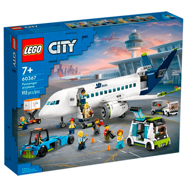 Constructor LEGO Passenger Airplane Multicolor Numărul de piese 913, 7+ photo 1