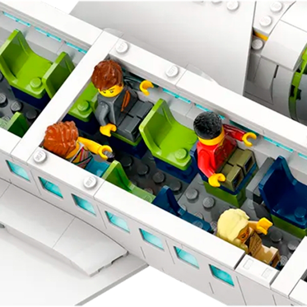Constructor LEGO Passenger Airplane Multicolor Numărul de piese 913, 7+ photo 6