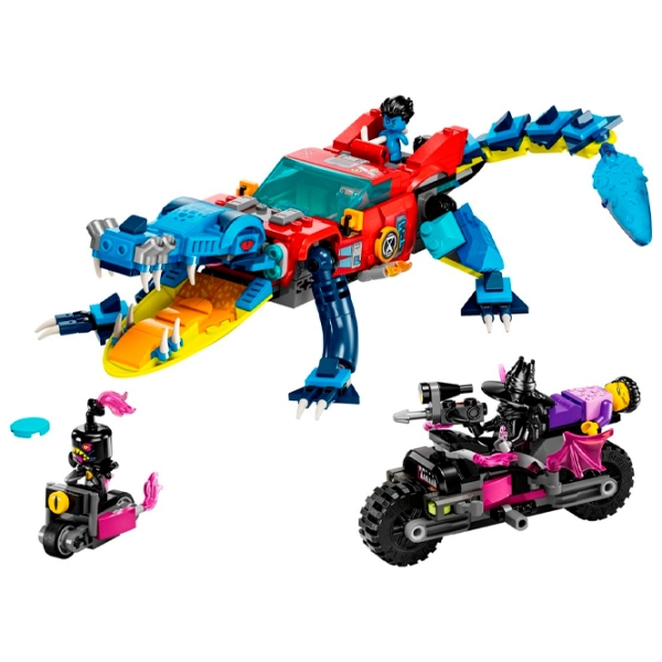 Constructor LEGO Crocodile Car Multicolor Numărul de piese 494, 8+ photo 2