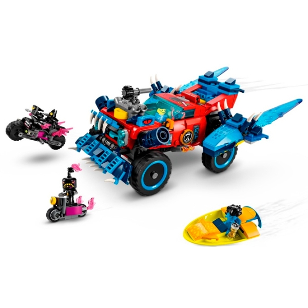 Constructor LEGO Crocodile Car Multicolor Numărul de piese 494, 8+ photo 3