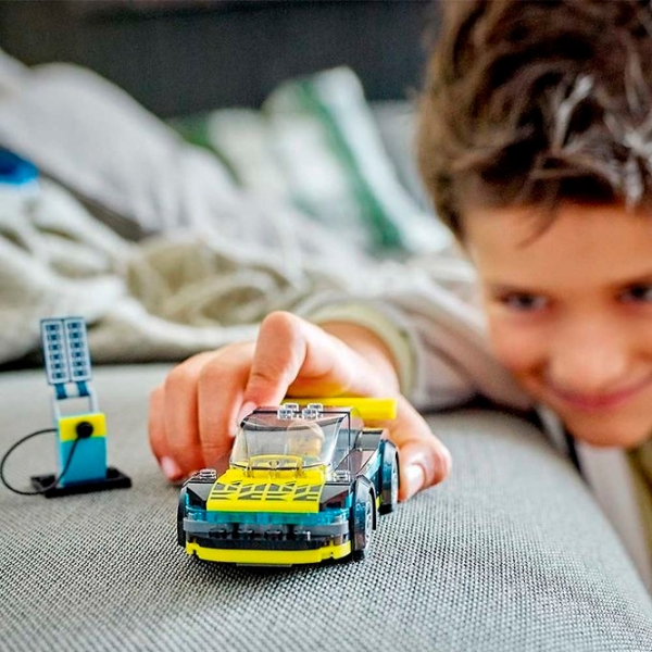 Constructor LEGO Electric Sports Car Multicolor Numărul de piese 95, 5+ photo 7