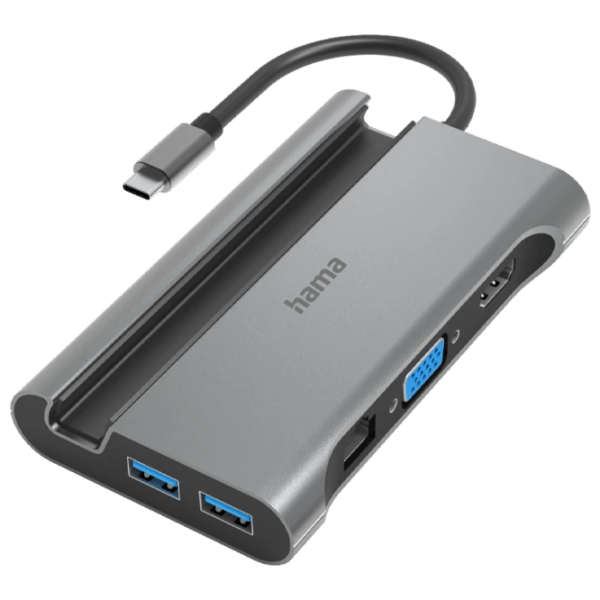 Adapter Hama 200143 Gray USB Type-C photo 1