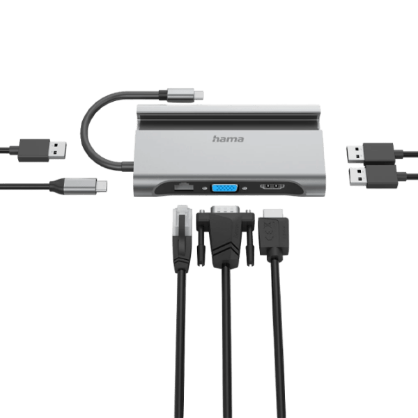 Adapter Hama 200143 Gray USB Type-C photo 4