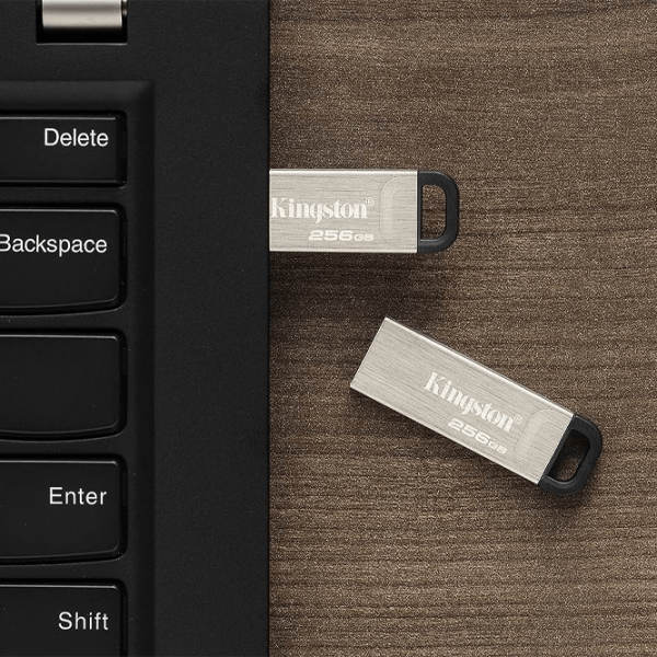 USB Flash Kingston DataTravel Kyson 128 GB Silver USB 3.2, Metal photo 5