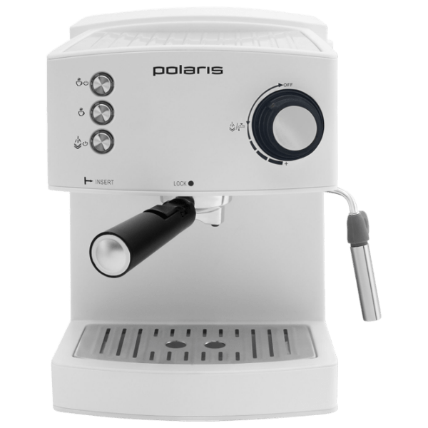 Espressor Polaris PCM1527AE White 850 W, 1.5 l, Bloc termic photo 1