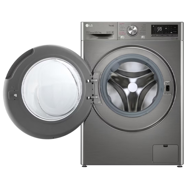 Mașină de spălat cu uscător LG F2DV5S8S2PE Gray 8.5 kg, 1200 rpm, C photo 5