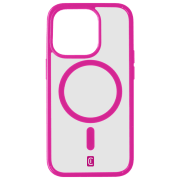 Чехол для смартфона Apple iPhone 15 Pro (Pop Mag) Прозрачный Розовый