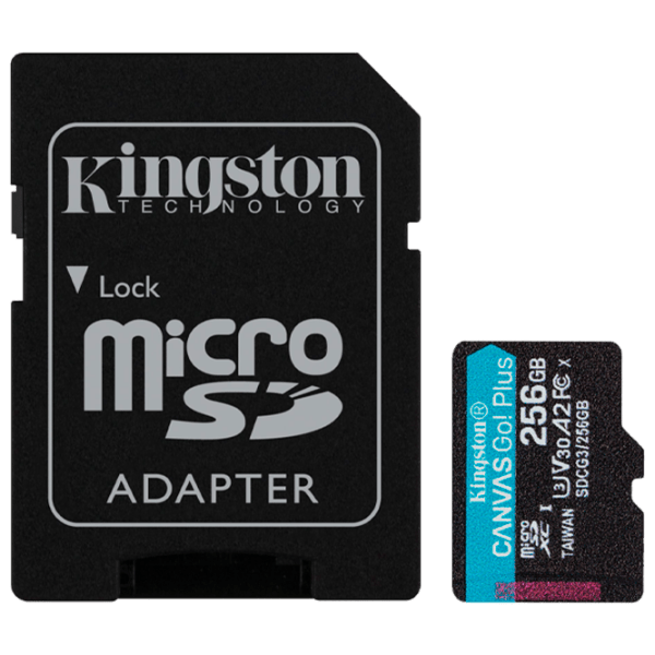 MicroSD Kingston Canvas Go! Plus 256 GB  photo 1