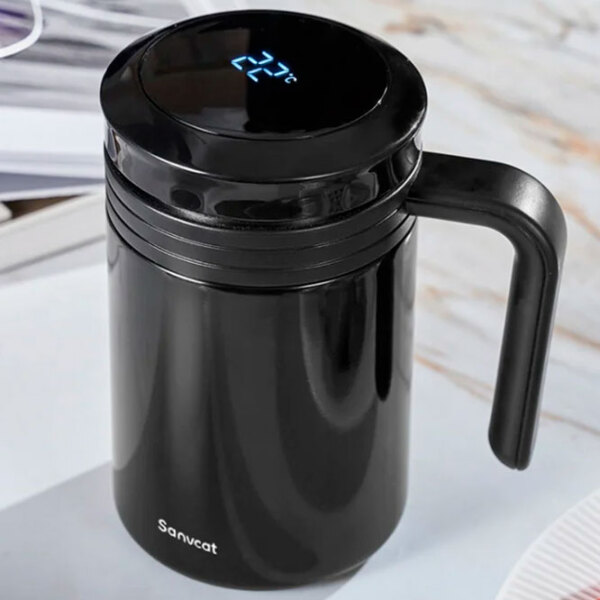 Cană termo Youpin Minmalist Sanvcat Black 450 ml photo 3