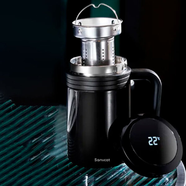 Cană termo Youpin Minmalist Sanvcat Black 450 ml photo 5