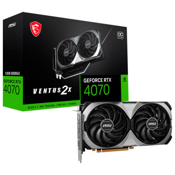 Placă video MSI GeForce RTX 4070 VENTUS 2X E 12G OC 12 GB  photo 5