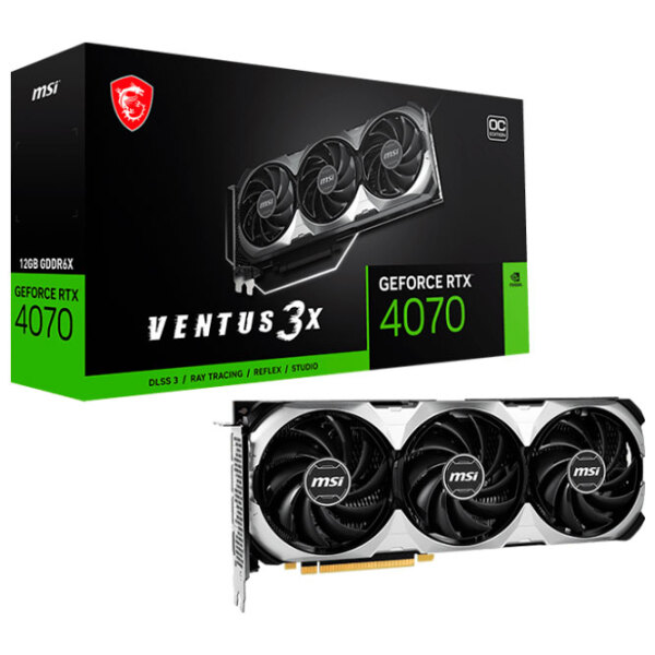 Placă video MSI GeForce RTX 4070 VENTUS 3X E 12G OC 12 GB  photo 5