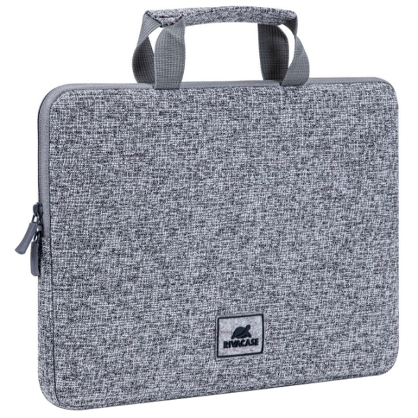 Чехол для ноутбука RivaCase Laptop sleeve with handles 13.3" Grey  photo 2