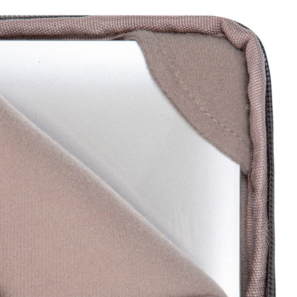 Чехол для ноутбука RivaCase Laptop sleeve with handles 13.3" Grey  photo 5