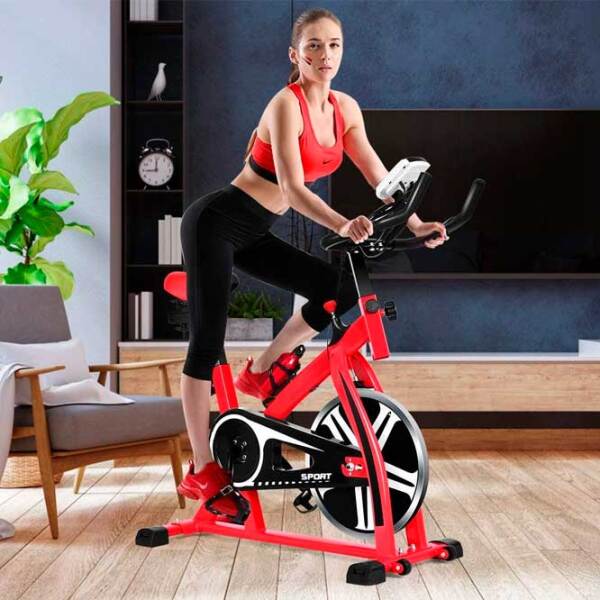 Эллиптический тренажер Costway SP35699 Красный 150 кг photo 4