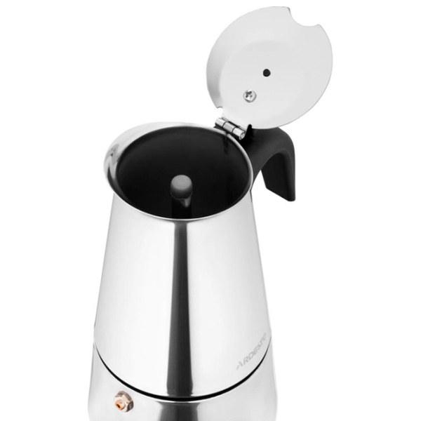 Cafetieră gheizer Ardesto AR0806SS
Inox 300 ml, Oțel inoxidabil photo 4