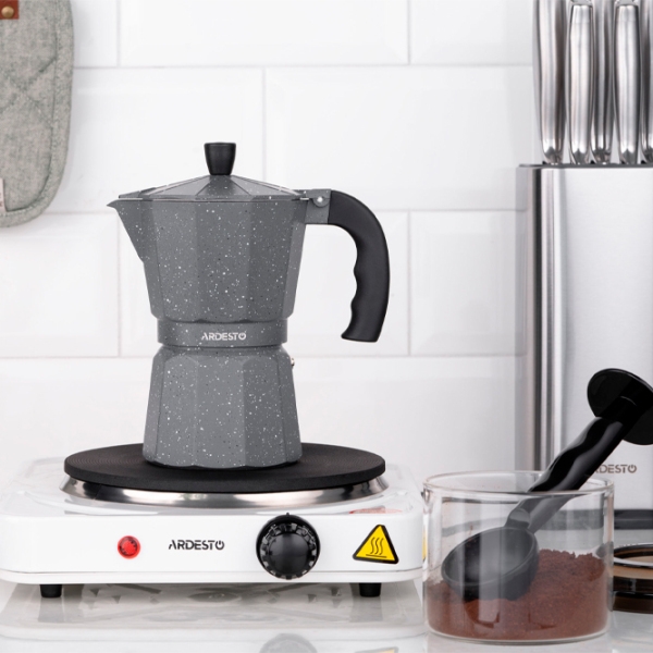 Cafetieră gheizer Ardesto AR0806AGS
Gray 240 ml, Aluminiu photo 10