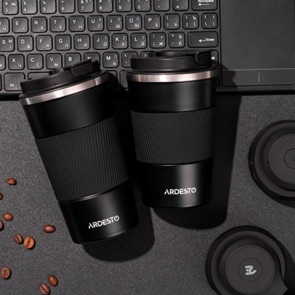 Cană termo Ardesto Urban AR2650TMB Black 500 ml photo 4