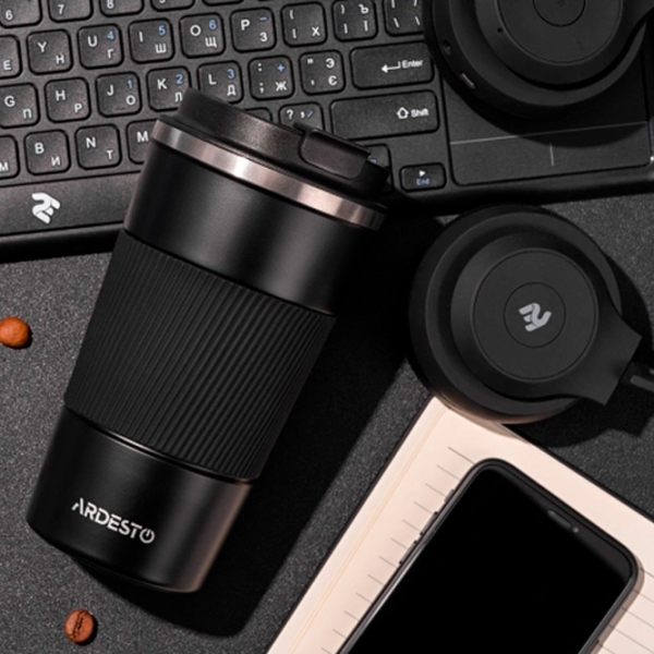 Cană termo Ardesto Urban AR2650TMB Black 500 ml photo 5