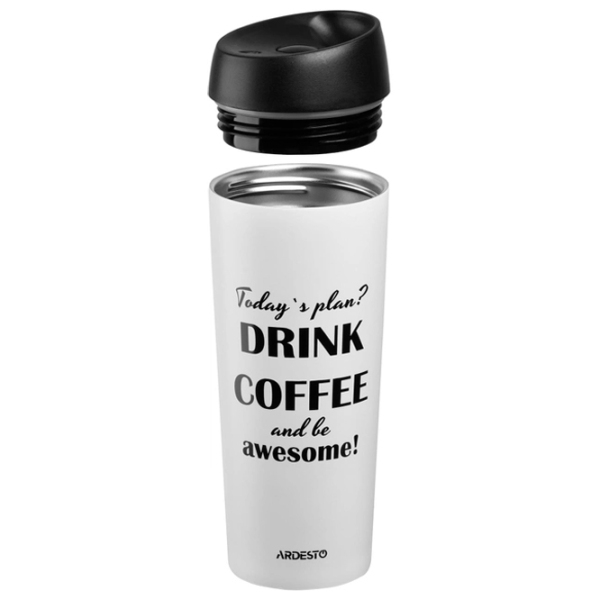 Cană termo Ardesto Coffee Time AR2645DMW Beige 450 ml photo 2