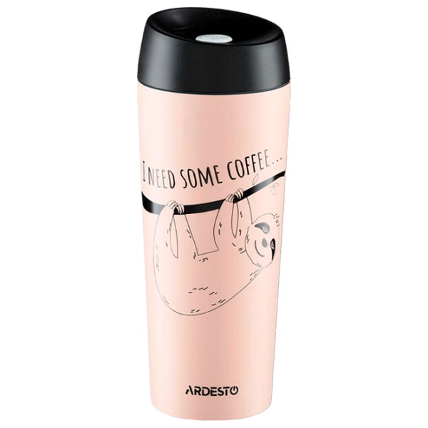 Cană termo Ardesto Coffee Time AR2645DBE Beige 450 ml photo 1