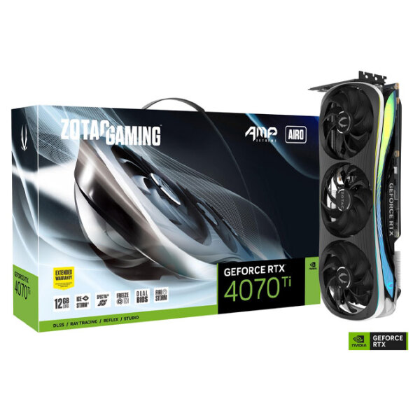 Placă video Zotac GeForce RTX 4070 Ti AMP Extreme AIRO 12 GB  photo 6