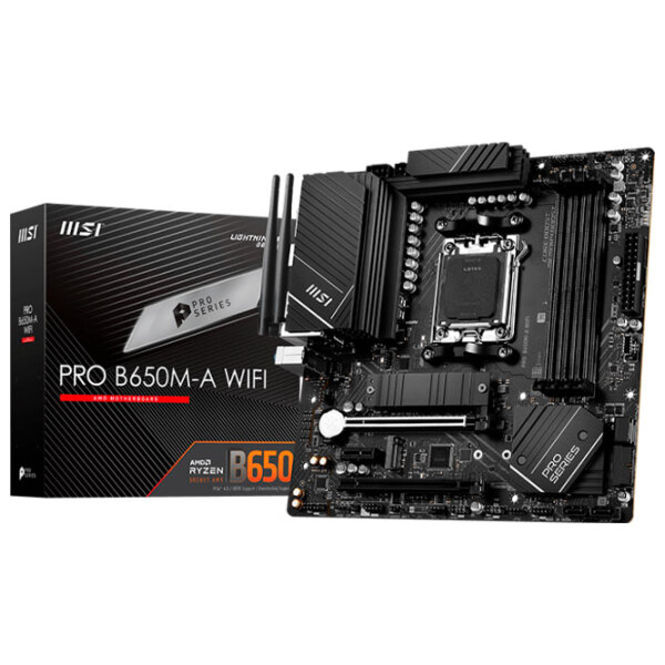 Материнская плата MSI PRO B650M-A WIFI micro ATX  photo 5