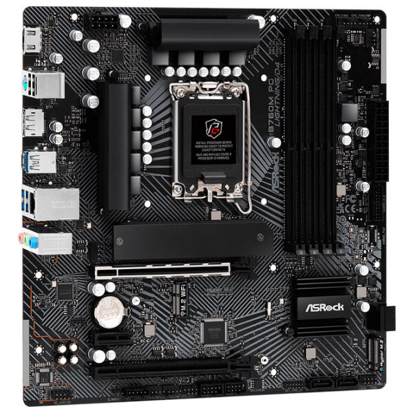 Материнская плата ASRock B760M PG LIGHTNING/ D4 micro ATX  photo 2