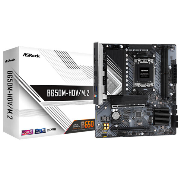 Материнская плата ASRock B650M-HDV/ M.2 micro ATX  photo 5