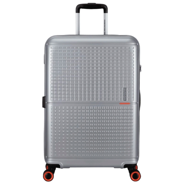 Чемодан American Tourister Geopop Spinner Серебряный Metalic 68л   photo 3