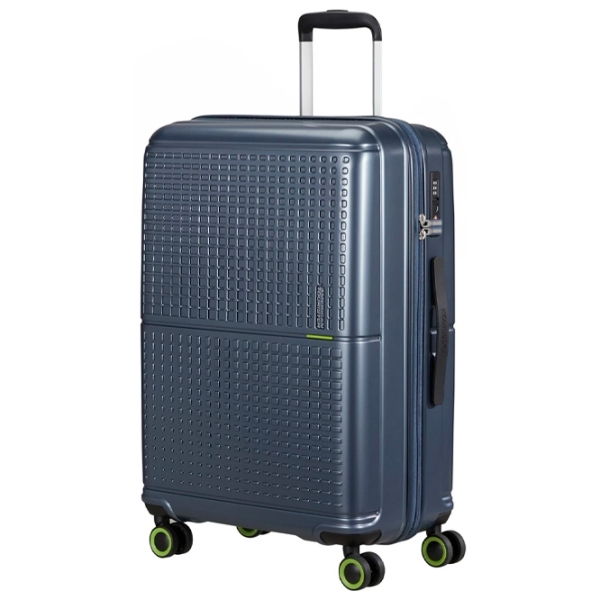 Чемодан American Tourister Geopop Spinner Синий Moon 68л   photo 1