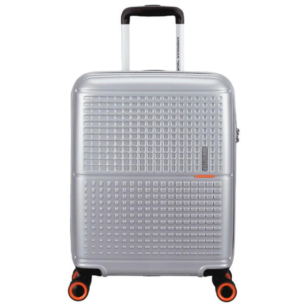 Чемодан American Tourister Geopop Spinner Серебряный Metalic 34л   photo 3