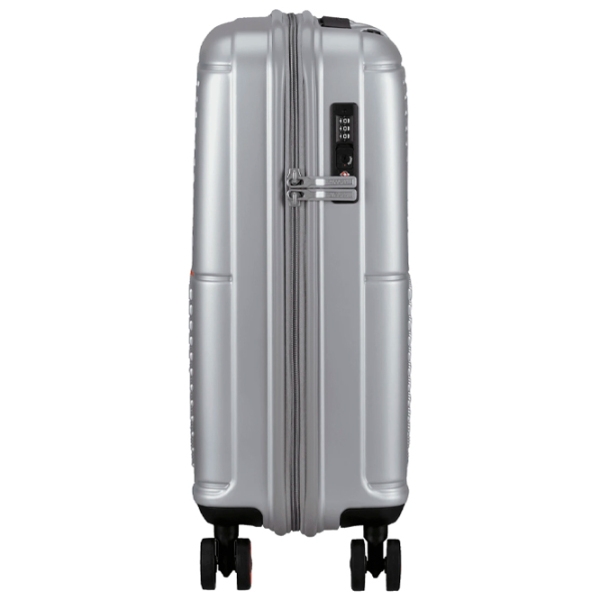 Чемодан American Tourister Geopop Spinner Серебряный Metalic 34л   photo 4