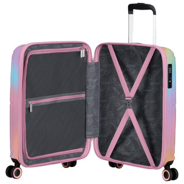 Чемодан American Tourister Geopop Spinner Радуга Dream 34л   photo 6