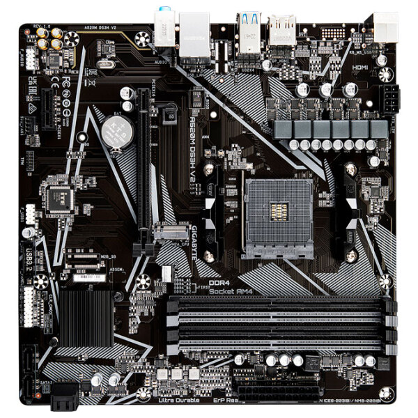 Материнская плата Gigabyte A520M DS3H V2 micro ATX  photo 3