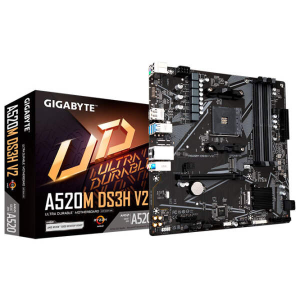 Материнская плата Gigabyte A520M DS3H V2 micro ATX  photo 5