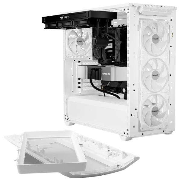 Carcasă Be quiet! Shadow Base 800 FX White micro ATX photo 3
