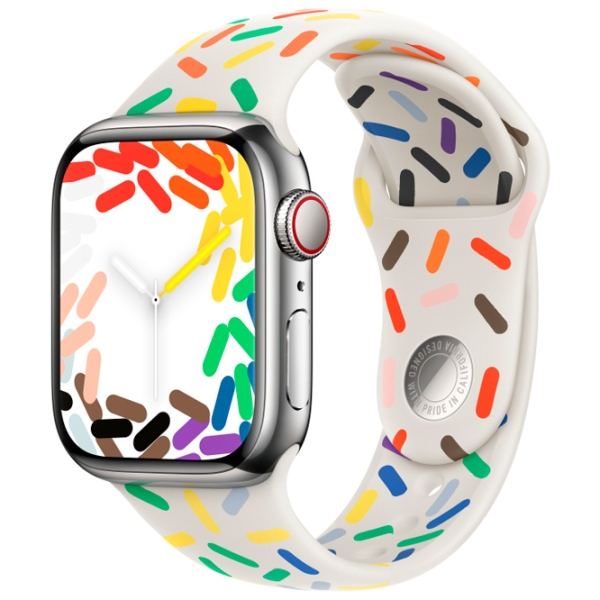 Curelușă Apple Apple Watch Ultra Sport Band White Multicolor Fluoroelastomer, 41 mm photo 2