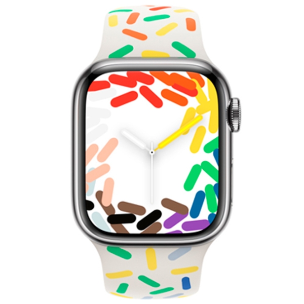 Curelușă Apple Apple Watch Ultra Sport Band White Multicolor Fluoroelastomer, 41 mm photo 3