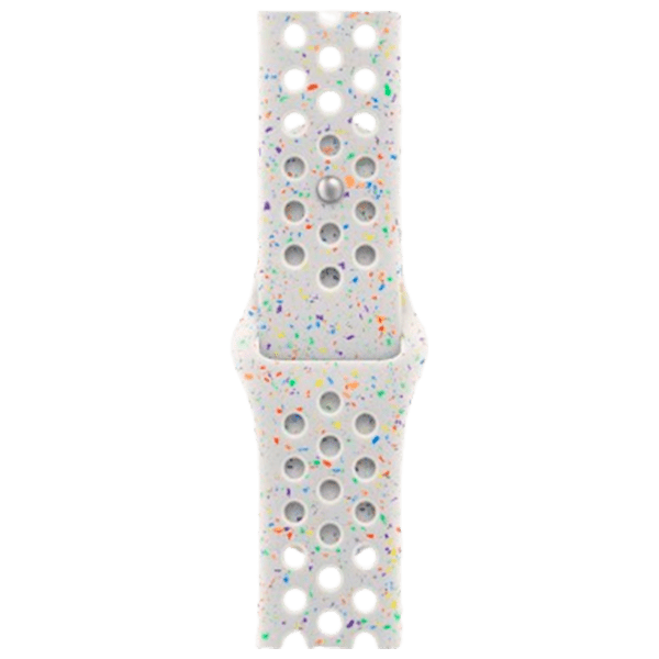 Ремень Apple Apple Watch 9 Nike Sport Band Белый Разноцветный Фторэластомер , 41 мм photo 1