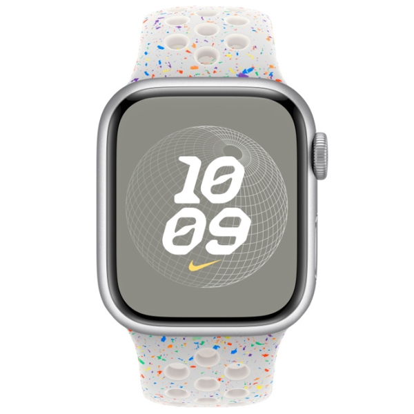 Ремень Apple Apple Watch 9 Nike Sport Band Белый Разноцветный Фторэластомер , 41 мм photo 4