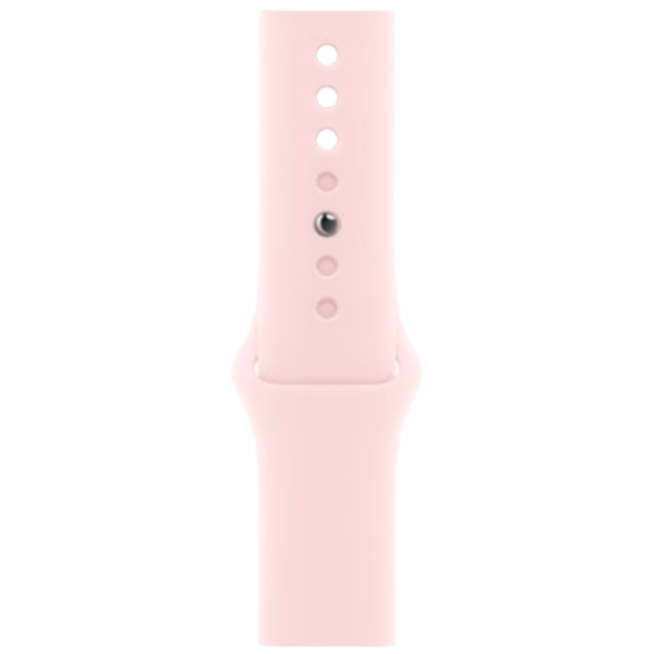 Curelușă Apple Apple Watch 9 Sport Band Pink Light Fluoroelastomer, 45 mm photo 1