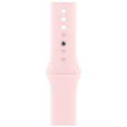 Curelușă Apple Apple Watch 9 Sport Band Pink Light Fluoroelastomer, 45 mm