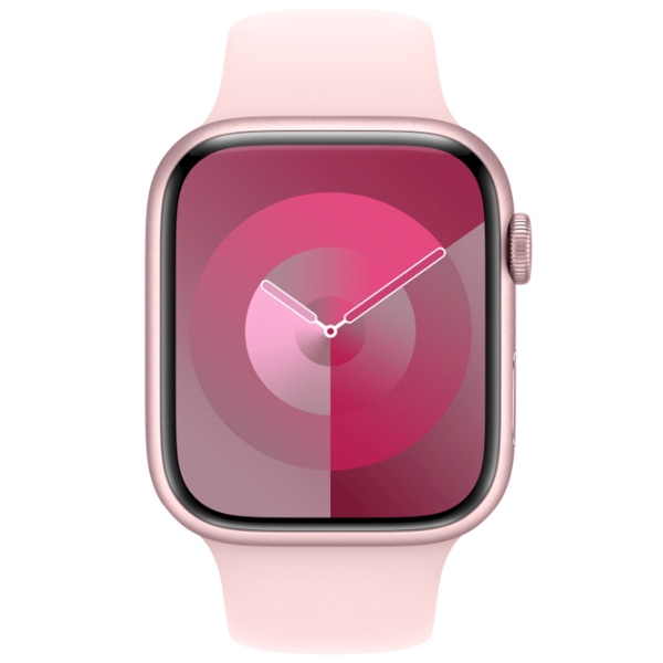 Curelușă Apple Apple Watch 9 Sport Band Pink Light Fluoroelastomer, 45 mm photo 3